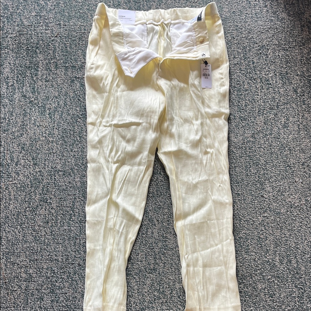 Cream express extra slim dress pants size 30x30 NWT